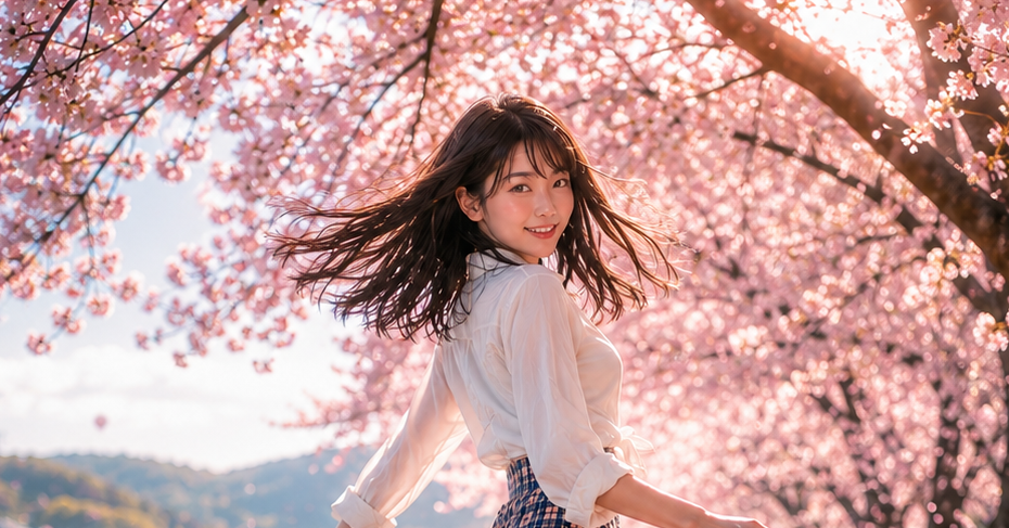 A Detour Under the Cherry Blossoms|桜並木の寄り道